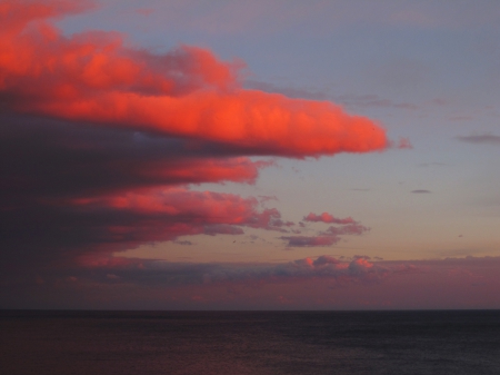 Sky on fire - nature, ocean, photography, sunsets, sunset