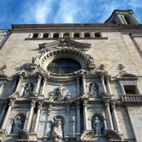 The Santa Maria Cathedral in Girona built in 1733