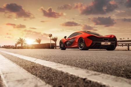 Most expensive production cars for 2014 - orange, p1, black wheels, 737 horsepower