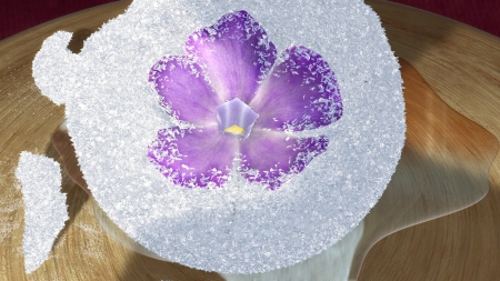 Secret of the wings (2012) - ice, movie, winter, secret of the wings, white, purple, pink, frost, disney, flower