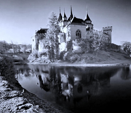 Castle of spirits - image, expression, color, new, castle, wallpaper