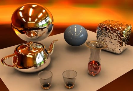 What is it? - balls, plate, glass, potion