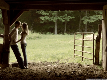 Couple in Love - love, nature, couple, forever