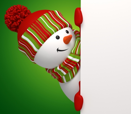 Cute Snowman - christmas, snowman, magic christmas, xmas, merry christmas