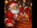 Santa And Toys