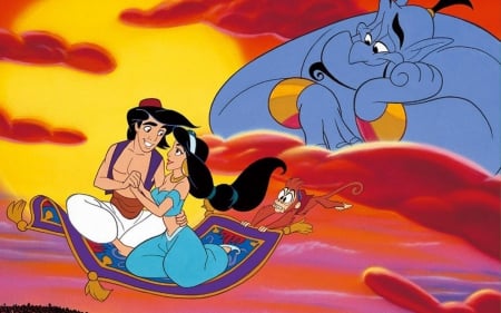 Aladdin - jasmine, aladdin, movie, cartoon