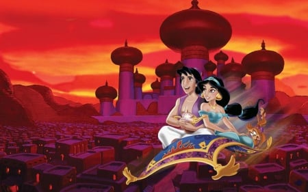 Aladdin - jasmine, aladdin, movie, cartoon