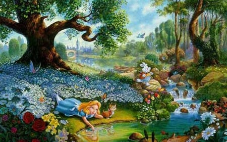 Alice in Wonderland - alice, wonderland, in, cartoon