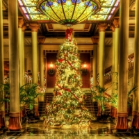 Christmas At Driskill Hotel Texas