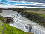 overlook of an amazing waterfall