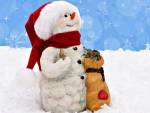 Santa Snowman