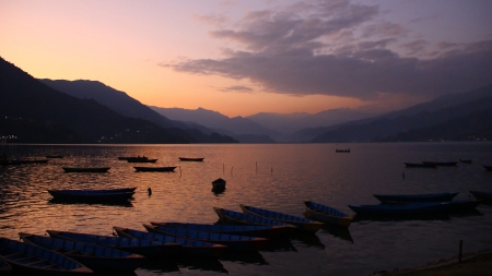 Boat - ship, water, sunset, boat