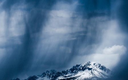 Cloud Mountain - sky, mountain, cloud, snow