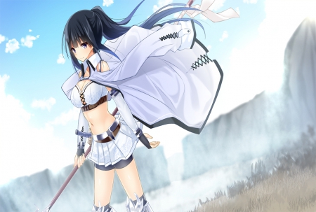 Sengoku Hime - game, girl, warrior, sengoku, sword, cg, hime