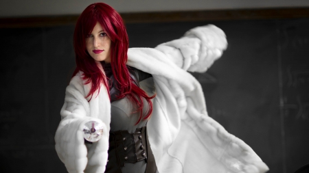 Cosplay - hairs, women, cosplay, red