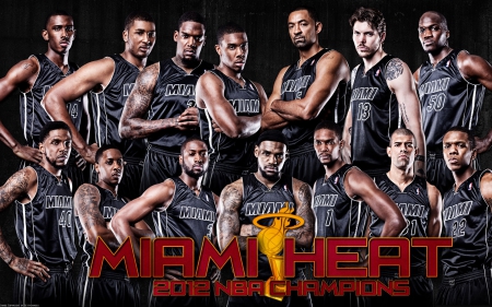 Miami Heat NBA Champions - nba champs, miami heat nba champions, heat, lebron james, miami heat, nba, miami