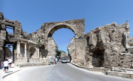 Side (eski ÅŸehir) - trip, side, architecture, medieval city, manavgat, turkey, rocks