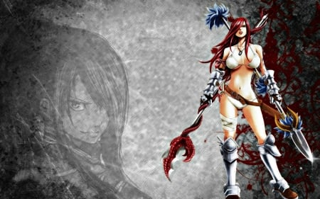 Erza-Scarlet - cg, erza, fantasy, scarlet