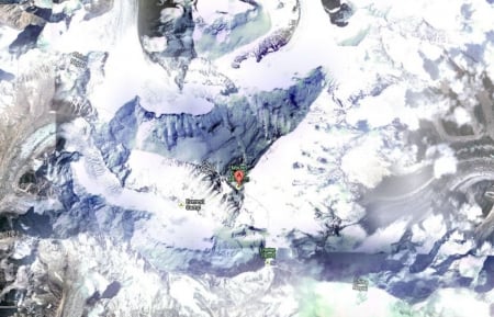 Everest From Space - Everest From Space, google, mount everest, mountain