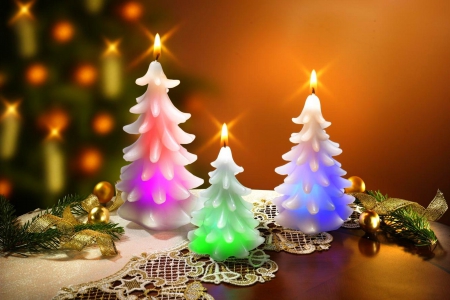 Christmas Light - candle, xmas, candles, light, magic christmas, christmas, balls, merry christmas, pink, blue, green, tree