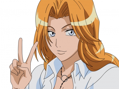 ღlove and peaceღ - manga, anime, Matsumoto Rangiku, girl, blue eyes