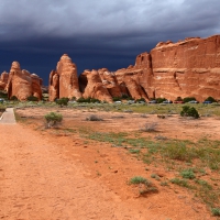 Devils Garden Trailhead at Arches National Park, Utah