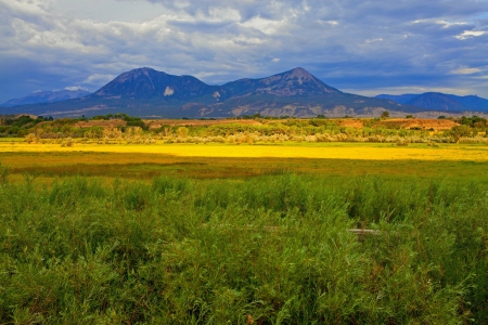 *** Summer *** - summer, natuyre, field, mountains, sky