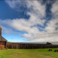 church in old fort ross in california