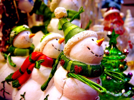 CUTE BUDDIES - holiday, celeberation, snowmen, christmas, season