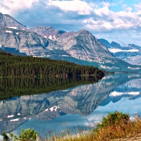 Lake Sherburne, Glacier Nat'l. Park, Montana