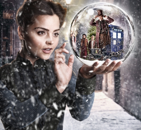 :) - doctor who, winter, magic, lady