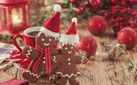 Christmas treat - ginger bread, food, christmas, cup