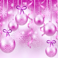 Pink Christmas Ornaments