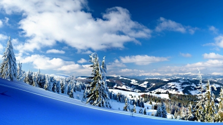 Winter Land Beauty - nature, beauty, mountains, landscape