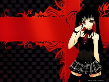 anime_dark_gothic_girl - dark, anime