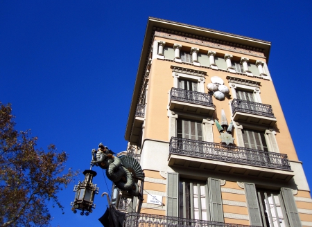 House on la Rambla Barcelona - house, abstract, architecture, photography