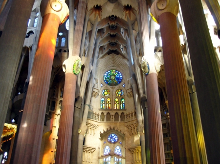 Sagrada Familia Barcelona Spain - color, architecture, photography, religious