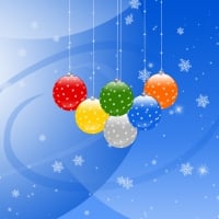 Colorful Christmas Globes