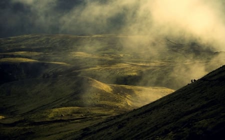 Mountain - Mountain, sloud, nature, fog