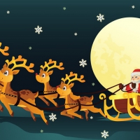 Santa's sleigh ride