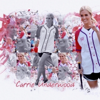 Carrie Underwood Playing Softball