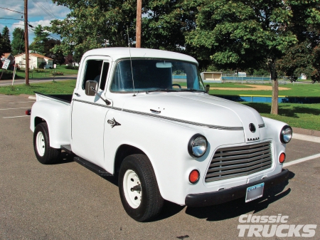 1956 Dodge C3 - white, classic, 1956, truck