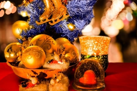 Christmas - nice, new year, photography, colorful, balls, pretty, cold, holiday, background, winter, lovely, christmas, merry christmas, snow, beautiful, photo, decoration, happy