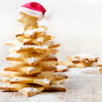 Christmas Tree Biscuit