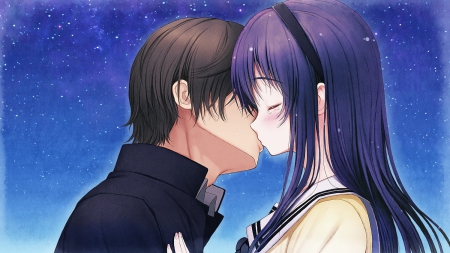 Anime Kiss - Other & Anime Background Wallpapers on ...