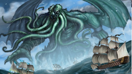 Cthulhu - pirate, clan, cthulhu, monster