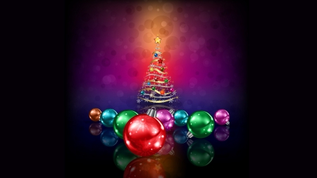 Christmas - pretty, snow, photo, happy, holiday, merry christmas, nice, winter, decoration, beautiful, balls, photography, lovely, christmas, colorful, new year, cold, background