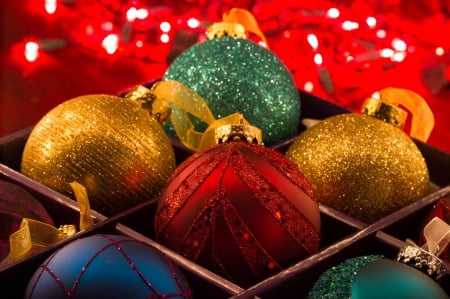 Christmas - nice, new year, photography, colorful, balls, pretty, cold, holiday, background, winter, lovely, christmas, merry christmas, snow, beautiful, photo, decoration, happy