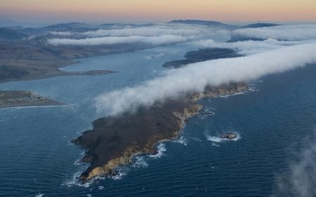 Nature - sky, ocean, nature, island