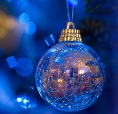 Blue Christmas - cool, beauty, photography, holidays, blue, christmas